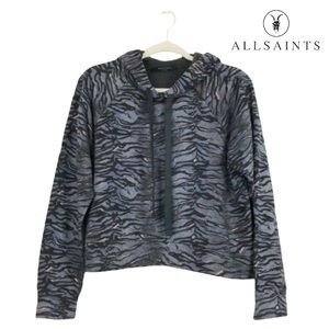 ALL SAINTS Cropped Hoodie